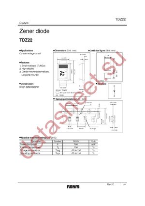 TDZTR22B datasheet  